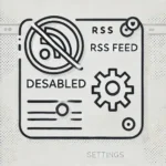 how to disable wordpress feed and rss